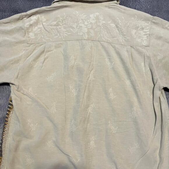 Bohio embroidered linen polo top - Picture 7 of 7